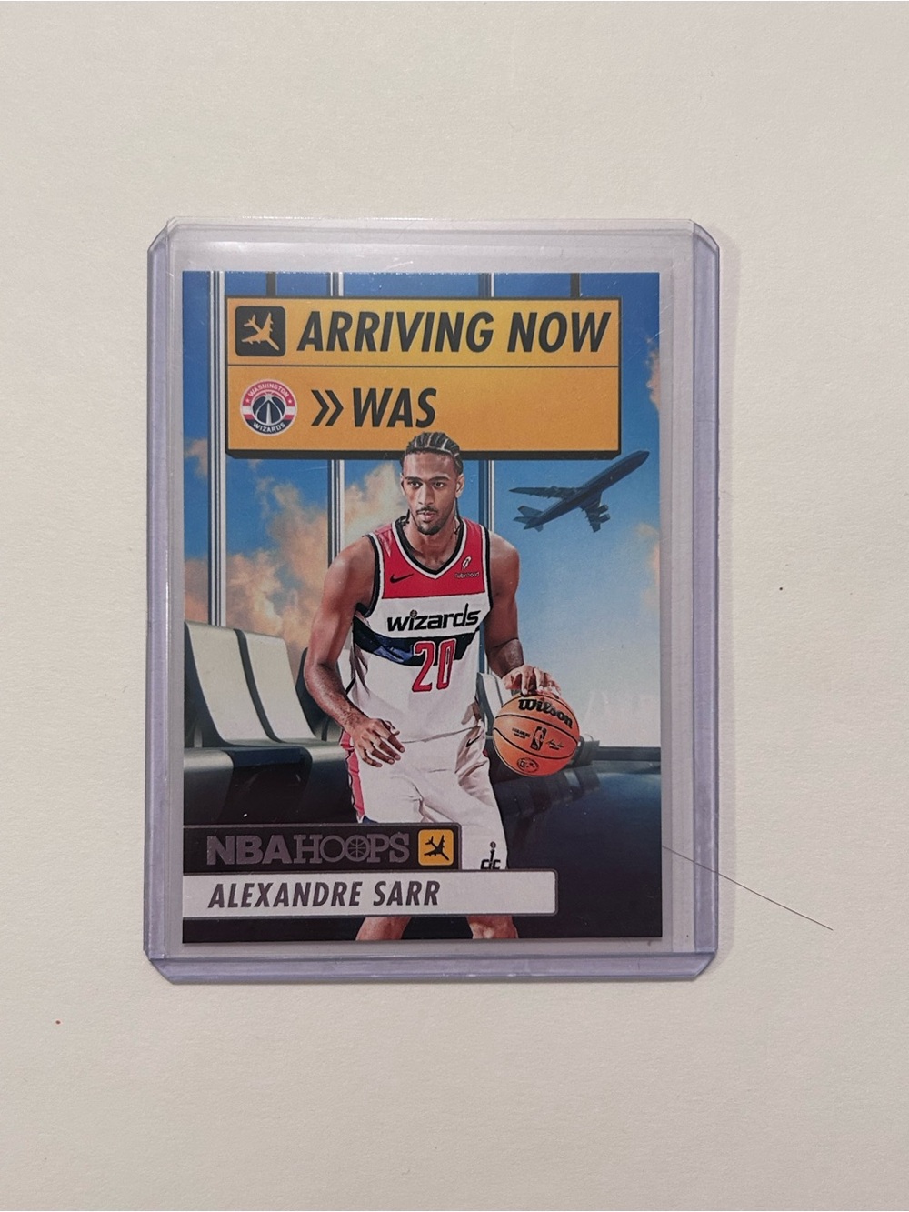 Panini NBA Hoops Alexandre Sarr Blue White Red Basketball Card